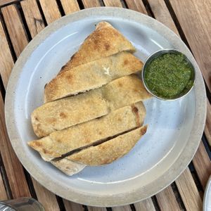bread with pesto  at Donna Jean in San Diego
