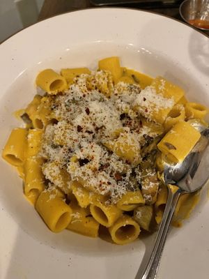 Squash pasta  at Donna Jean in San Diego