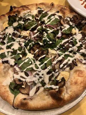 Fungazi pizza #Veganuary at Donna Jean in San Diego