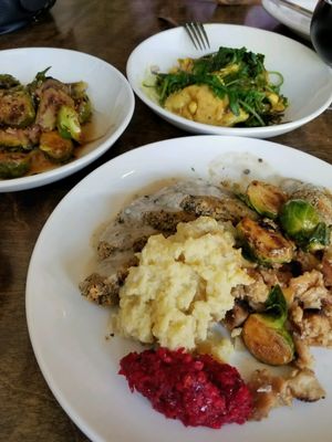 Thanksgiving dinner at Donna Jean in San Diego