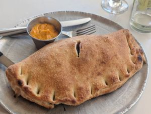 Breakfast in bread is HUGE!!! at Donna Jean in San Diego