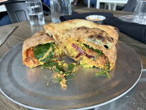 Inside breakfast in bed - really yummy!   at Donna Jean in San Diego