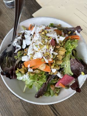 The really good salad - which was indeed really good.   at Donna Jean in San Diego