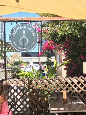 Beautiful patio  at Donna Jean in San Diego