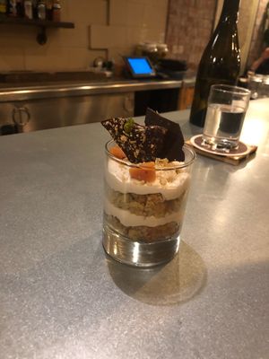 Delicious desert at Donna Jean in San Diego