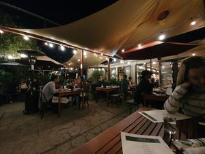 Outdoor seating. Great atmosphere at Donna Jean in San Diego