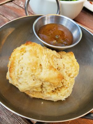 Biscuit and jelly at Donna Jean in San Diego