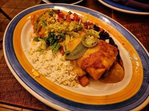 Chimichanga at The Greyhound Cafe in Malvern