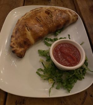 calzone   at The Greyhound Cafe in Malvern
