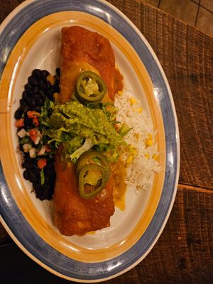 Chicken Life changing chimichanga at The Greyhound Cafe in Malvern