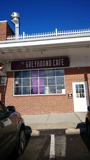 Exterior view  at The Greyhound Cafe in Malvern