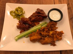 Bbq & Buffalo Wings  at The Greyhound Cafe in Malvern