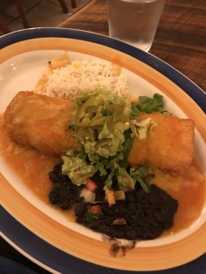 “Chicken” Chimichanga at The Greyhound Cafe in Malvern