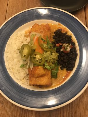 chimichanga at The Greyhound Cafe in Malvern