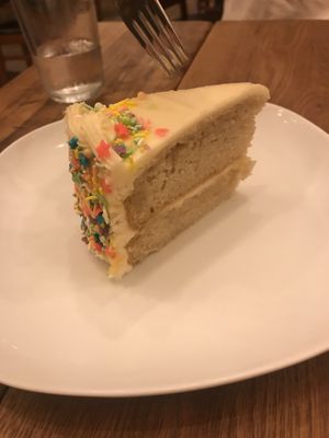 confetti cake at The Greyhound Cafe in Malvern
