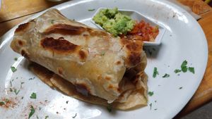 Burrito at Gringo Mike's in San Gil