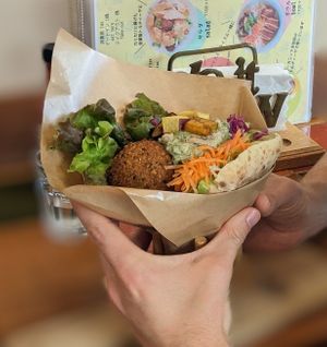  at Gold Falafel in Osaka