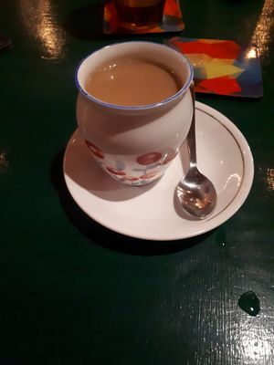 Vegan masala chai at Little World in Palolem