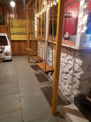 Swings at the bar! at Little World in Palolem