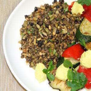 Cypriot grain salad at Kooks Kitchen - South Melbourne in South Melbourne