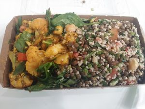 Some salads at Kooks Kitchen - South Melbourne in South Melbourne