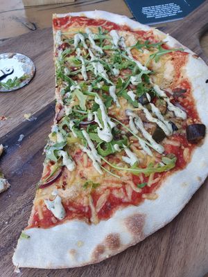 The Over the Veg pizza was very tasty with quick service. at The Stable in Birmingham