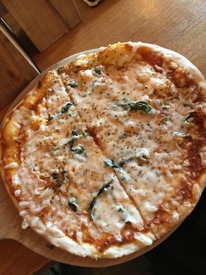 Vegan margarita pizza at The Stable in Birmingham