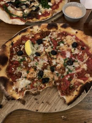 No porkies pizza  at The Stable in Cardiff