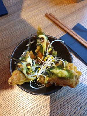 Appetizer: Fried sweet potato at Ryong in Berlin