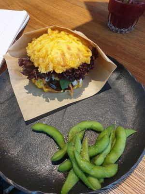 Tempura Burger 😍 at Ryong in Berlin