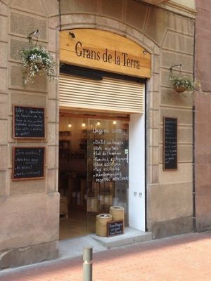 Outside Grans de la Terra at Grans de la Terra in Barcelona
