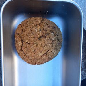 amazing and very big oat cookie 2,40€ at Grans de la Terra in Barcelona