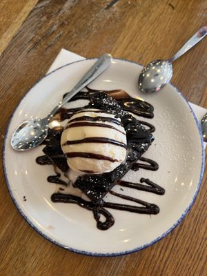 VEGAN CHOCOLATE BROWNIE  at The Stable in Winchester