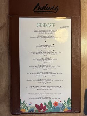 Several vegan dishes...  at Ludwig in Mosbach