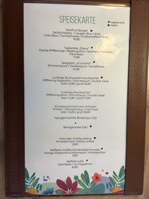 ...and even a vegan dessert😉 at Ludwig in Mosbach