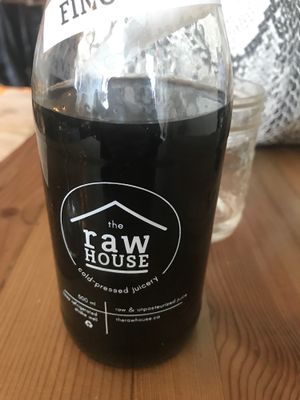 Charcoal lemonade  at Soulfood in Cranbrook