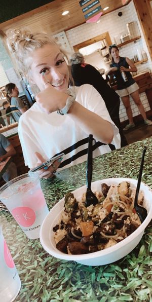 Sweet potato noodles are good at Fresh Kitchen in St Petersburg