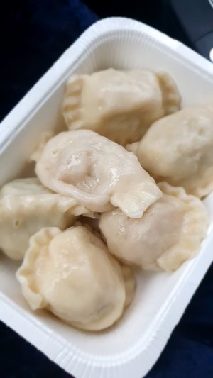 Mix of all vegan flavours - yuuumm at PieRogi Vegan in Wroclaw