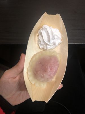 Dessert délicieux :) at PieRogi Vegan in Wroclaw