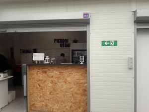 their shop in the market hall at PieRogi Vegan in Wroclaw