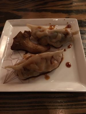 Dumplings at Kimbap Cafe in Raleigh