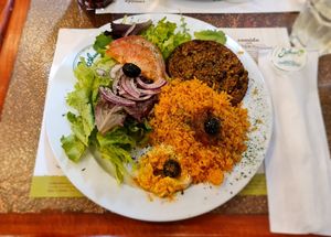 Vegan burger. at Joshua's Shoarma Grill - GaiaShopping in Vila Nova De Gaia