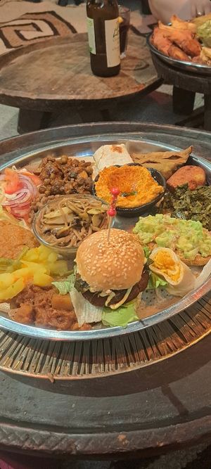 El menú vegano de los miércoles por la noche at Etiopico Afrika in Gran Canaria