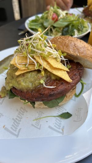 Der eine vegane Burger. Echt lecker    at Ludwig Burger in Salzburg