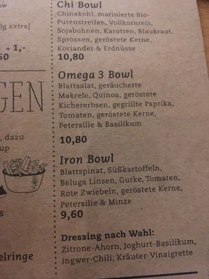 vegan salad at Ludwig Burger in Salzburg