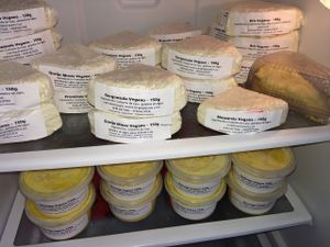 Vegan Cheeses and Vegan Butter. at Guia Vegano - Vegan Store in Florianopolis