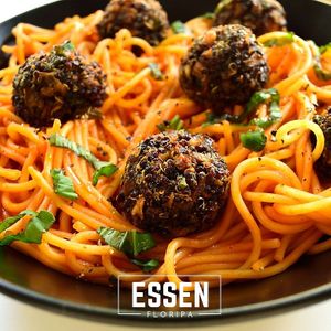 Vegan Meat Balls (available frozen to be heated) at Guia Vegano - Vegan Store in Florianopolis