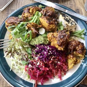 Cauliflower wings at Tea and Happiness in Rotorua