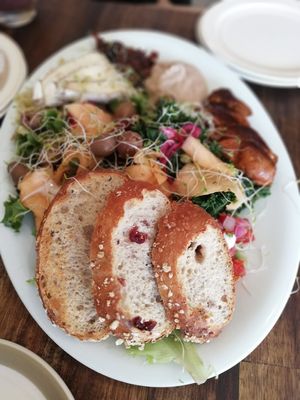 Walnut and cranberry sourdough at Tea and Happiness in Rotorua