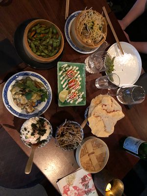 So many vegan options! at Ling Long in Stockholm